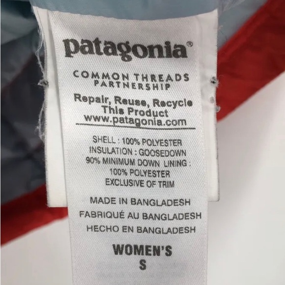 Patagonia Goose Down Orange Jacket - Picture 5 of 5